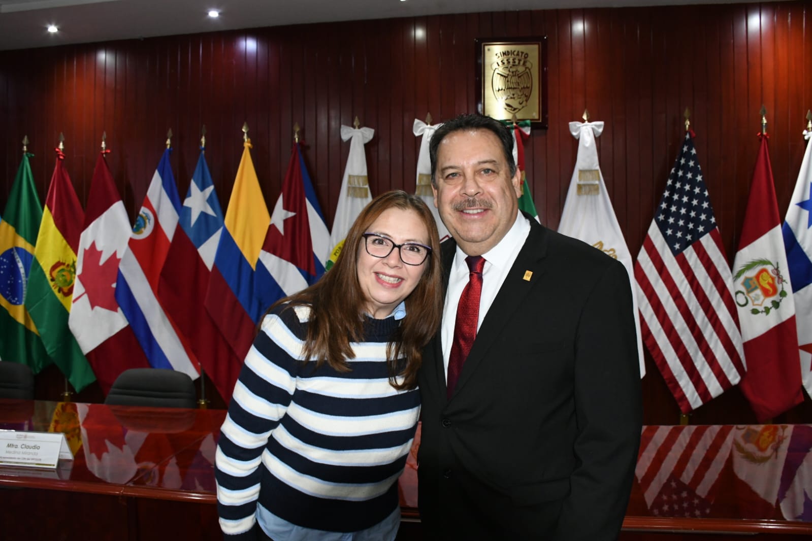 Visita de compañeras y compañeros de la Sección XLII, FOVISSSTE