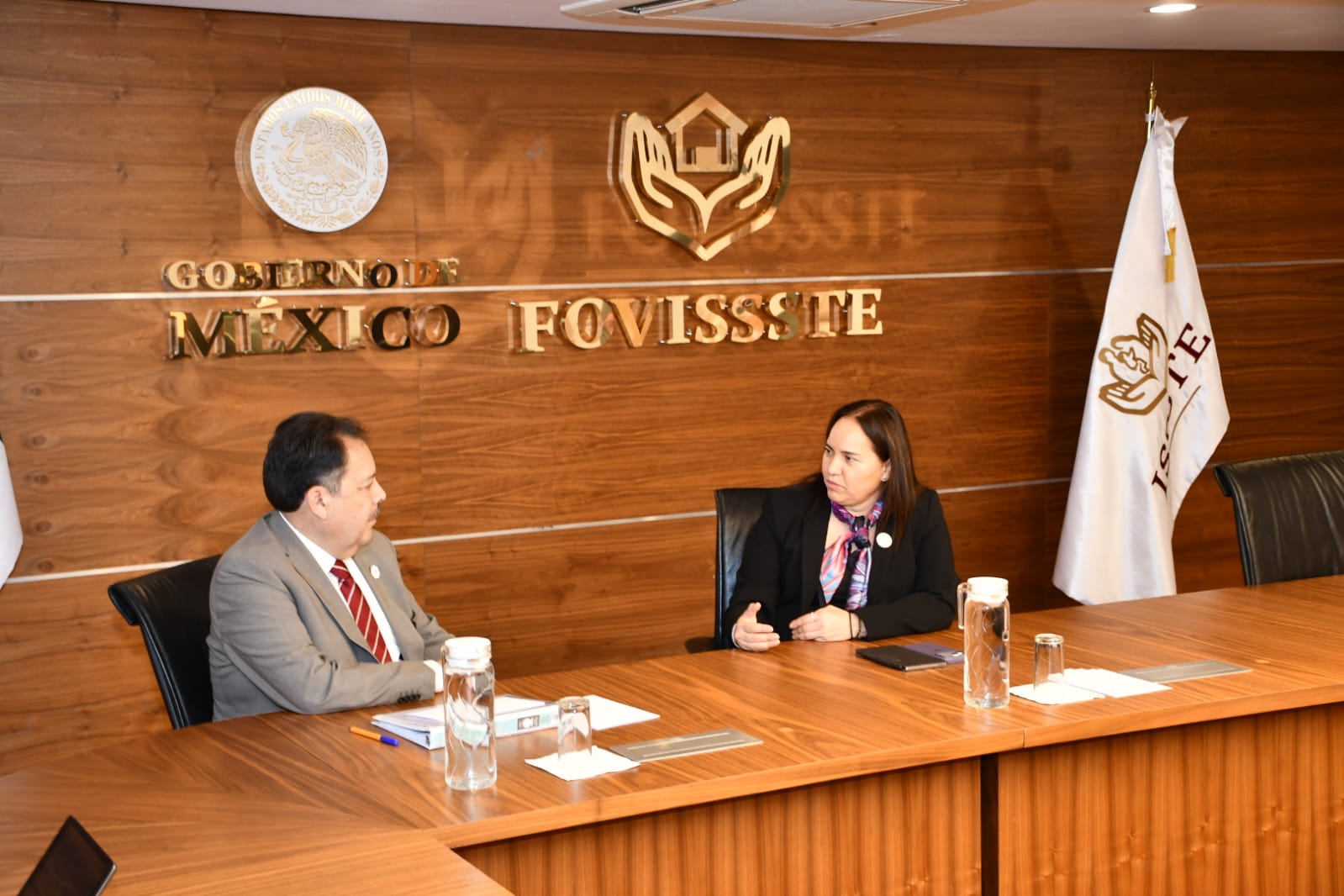 Acuerdo con la Mtra. Jabnely Maldonado Meza, Vocal Ejecutiva del FOVISSSTE