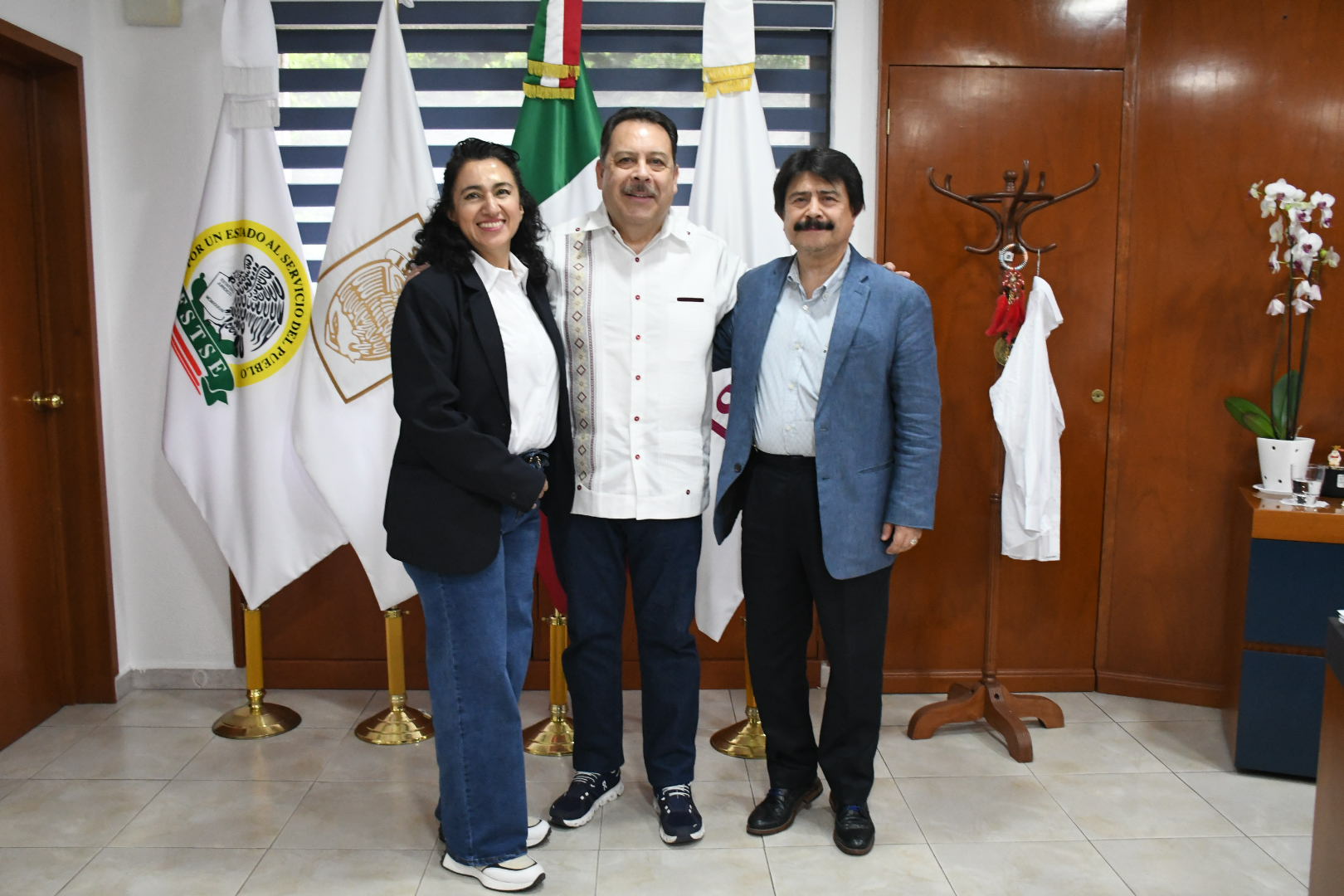 Visita de compañeras y compañeros dela Sección XVIII, Hidalgo