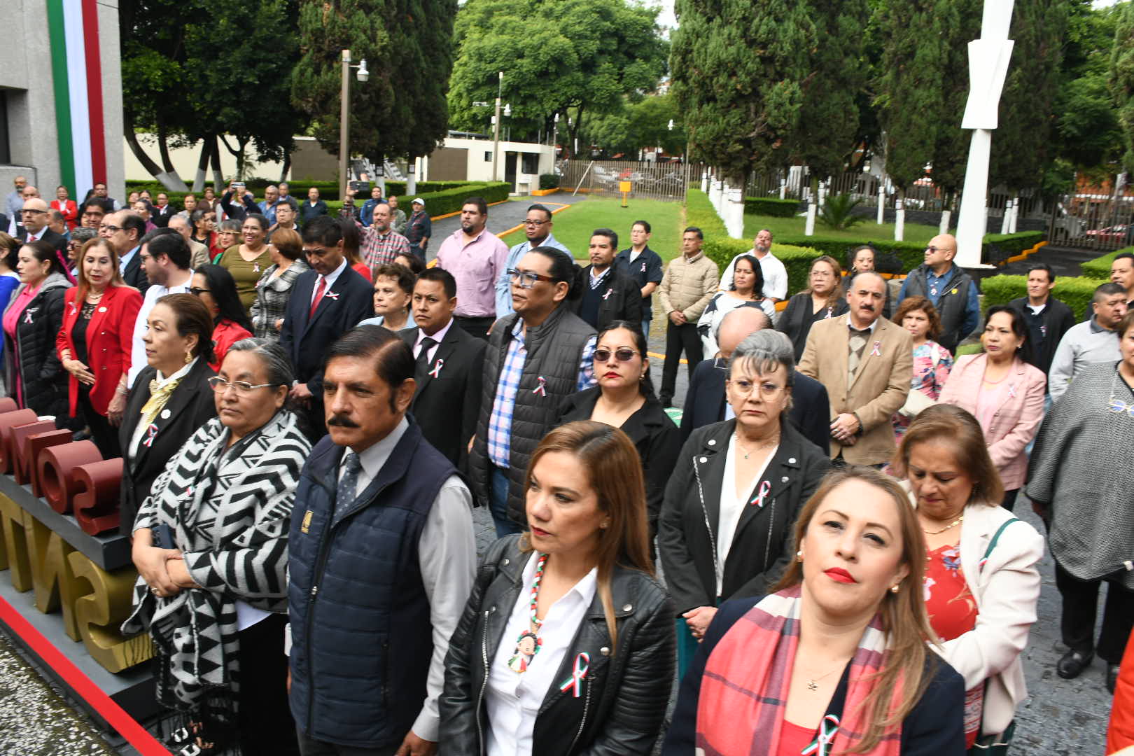 Ceremonia de Izamiento de Bandera