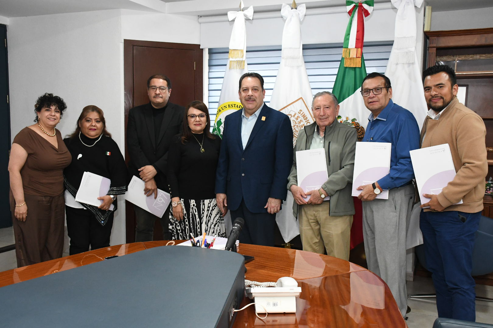 Reunión con el equipo de abogados de la Secretaría de Asuntos Jurídicos del SNTISSSTE