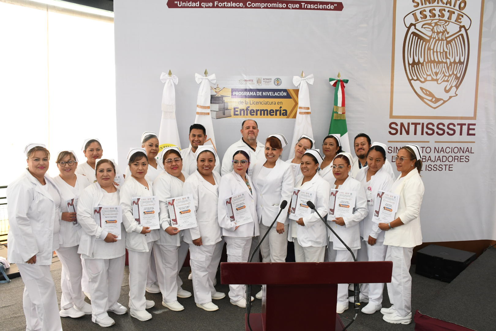 Programa de Nivelación de la Licenciatura en Enfermería, Clausura 