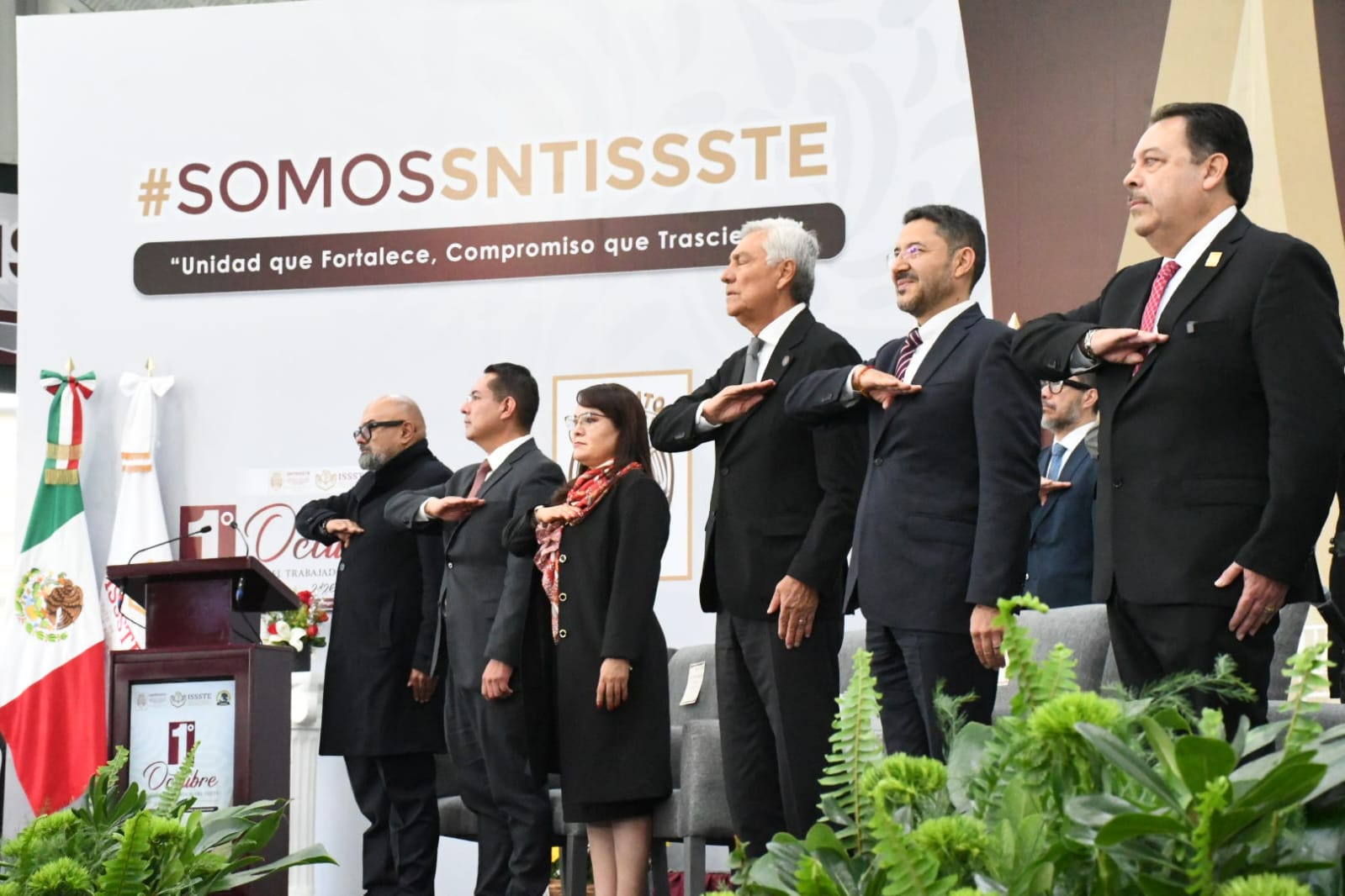  1° Octubre, "Día del Trabajadore del ISSSTE" Ceremonía de Entrega de Reconocimientos por años de Servicio